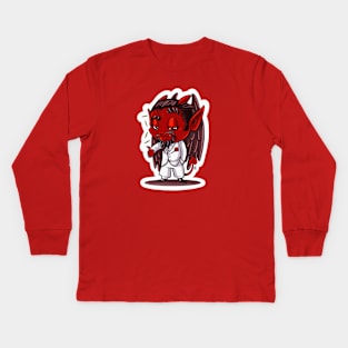 Red Devil Kids Long Sleeve T-Shirt